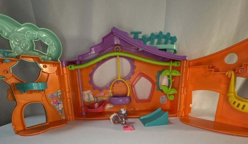 Littlest Pet Shop Orange Tree House Clubhouse Playset